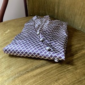 SILK Blouse w/ Buttons